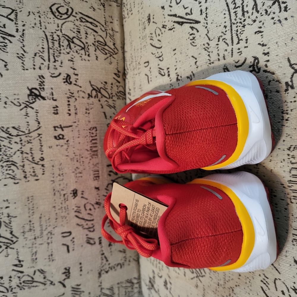 Nike Red and White Athletic Shoes - Picture 3 of 4